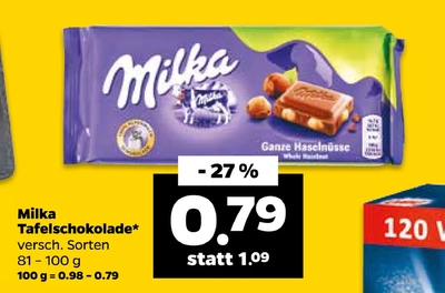 Milka Tafelschokolade 100g Fur 0 79 Bei Netto Onlineprospekt