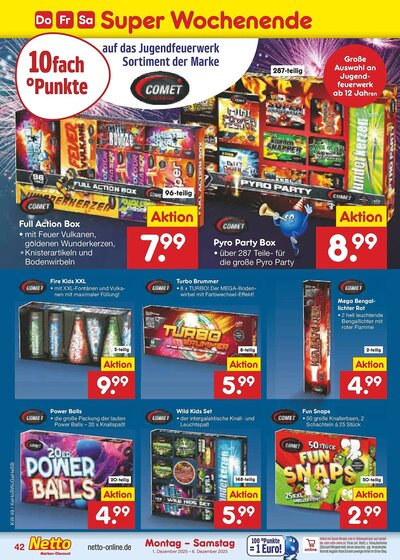 Netto Feuerwerk Prospekt – Silvester 2025