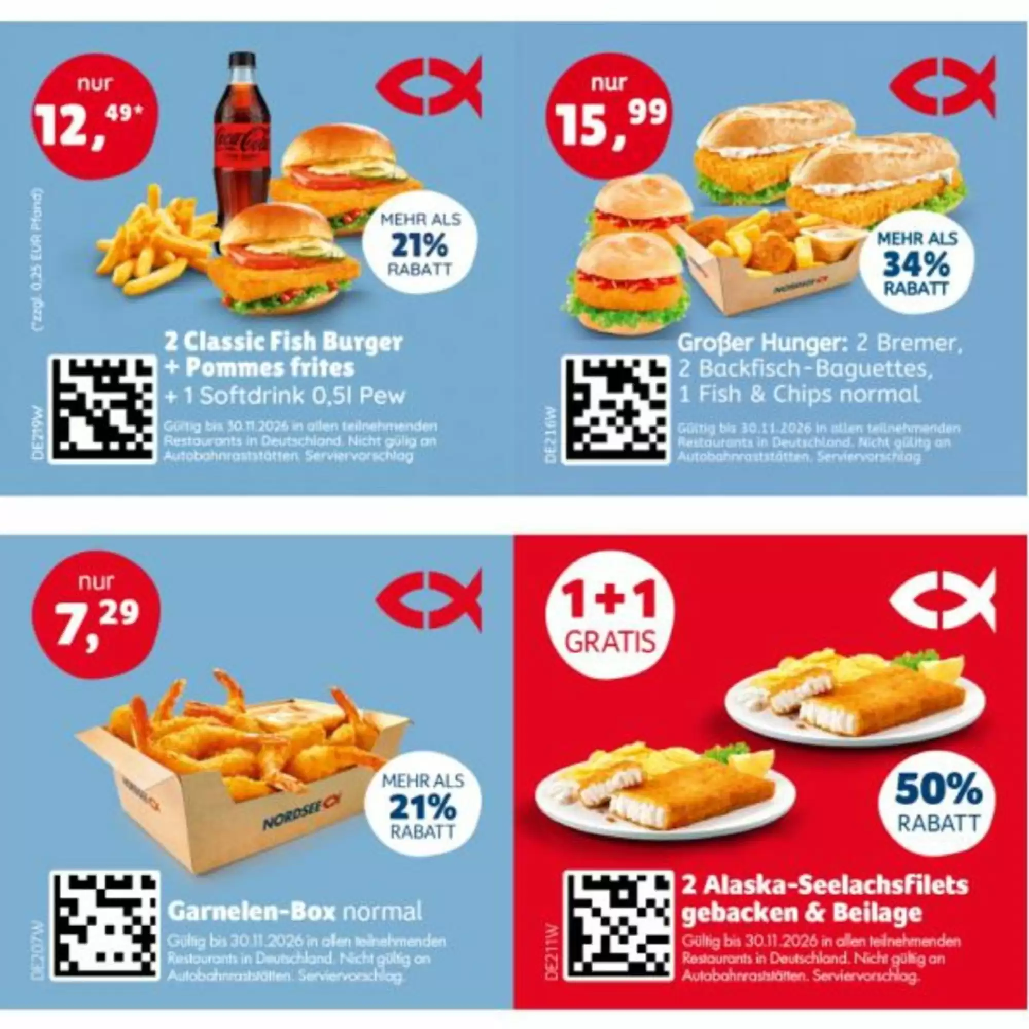 NORDSEE Coupons bei NORDSEE