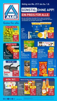 Aldi Nord Prospekt Cover ab 27.07.2026