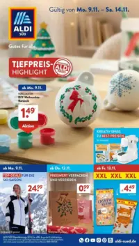 Aldi Süd Prospekt Cover ab 09.11.2026