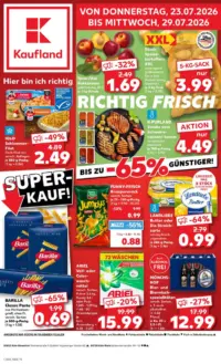 Kaufland Prospekt Cover ab 23.07.2026