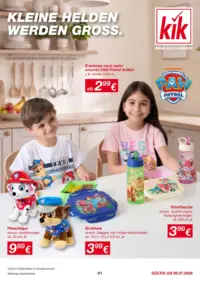 KiK Prospekt Cover ab 06.07.2026