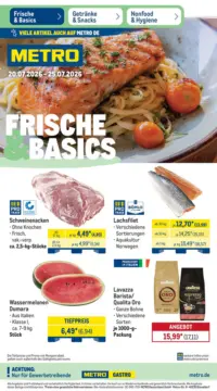 Titelseite des METRO Prospekts ab 20.07.2026