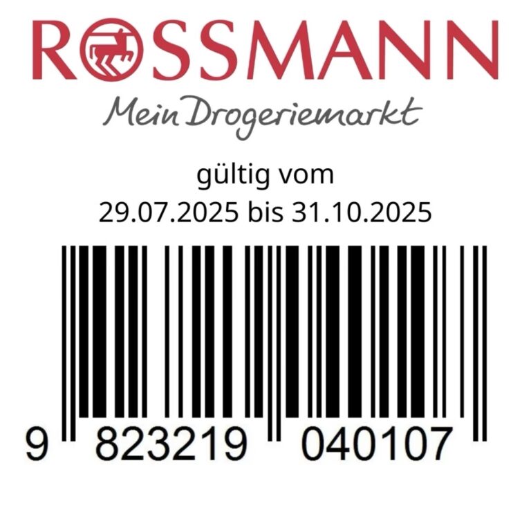 Rossmann 10% Coupon bis 31.10.2025 Rossmann 10% Coupon bis 31.10.2025